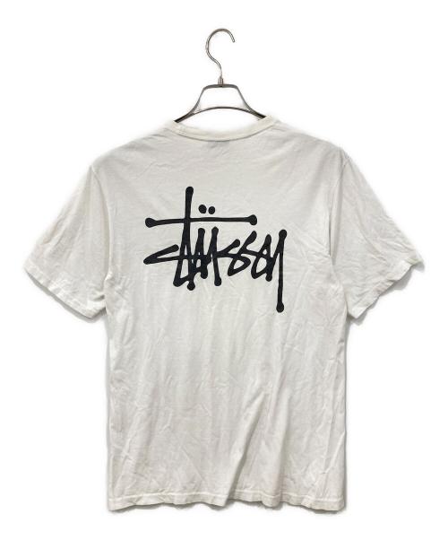 stussy（ステューシー）stussy (ステューシー) 半袖カットソー ホワイト サイズ:Mの古着・服飾アイテム