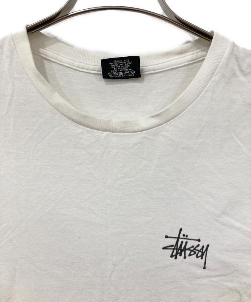 stussy（ステューシー）stussy (ステューシー) 半袖カットソー ホワイト サイズ:Mの古着・服飾アイテム