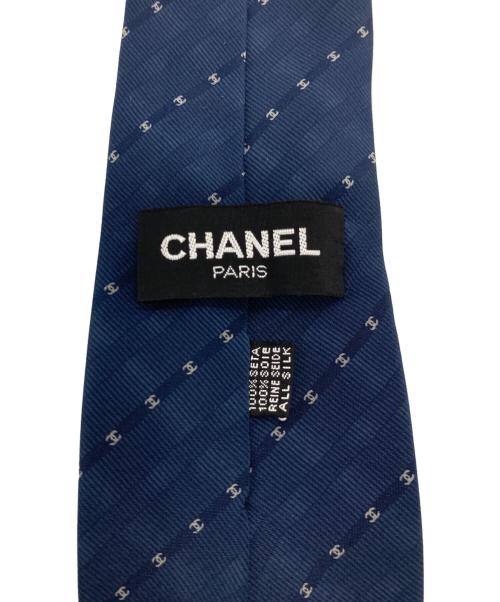 CHANEL（シャネル）CHANEL (シャネル) ネクタイ ネイビー サイズ:-の古着・服飾アイテム
