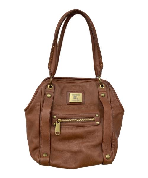 BURBERRY BLUE LABEL（バーバリー ブルー レーベル）BURBERRY BLUE LABEL (バーバリー ブルー レーベル) ハンドバッグ ブラウンの古着・服飾アイテム