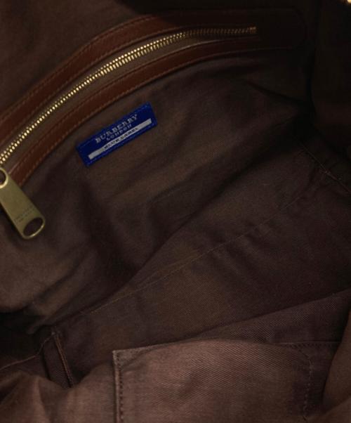 BURBERRY BLUE LABEL（バーバリー ブルー レーベル）BURBERRY BLUE LABEL (バーバリー ブルー レーベル) ハンドバッグ ブラウンの古着・服飾アイテム