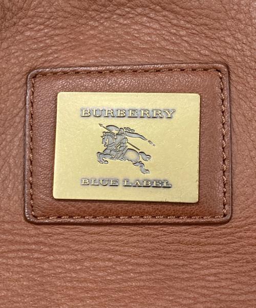 BURBERRY BLUE LABEL（バーバリー ブルー レーベル）BURBERRY BLUE LABEL (バーバリー ブルー レーベル) ハンドバッグ ブラウンの古着・服飾アイテム