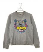 KENZOケンゾー）の古着「Tiger Sweat」｜グレー