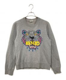 KENZO（ケンゾー）の古着「Tiger Sweat」｜グレー