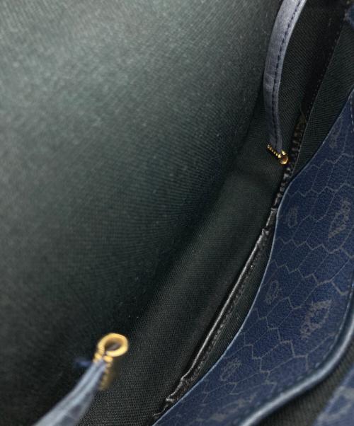Christian Dior（クリスチャン ディオール）Christian Dior (クリスチャン ディオール) ショルダーポーチ/ハニカム柄 ネイビーの古着・服飾アイテム
