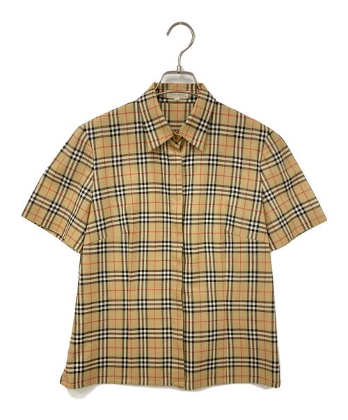 Burberry's（バーバリー）Burberry's (バーバリー) 半袖シャツ ベージュ サイズ:40の古着・服飾アイテム