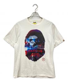 BAPE BY A BATHING APE（ベイプバイアベイシングエイプ）の古着「半袖カットソー」｜ホワイト