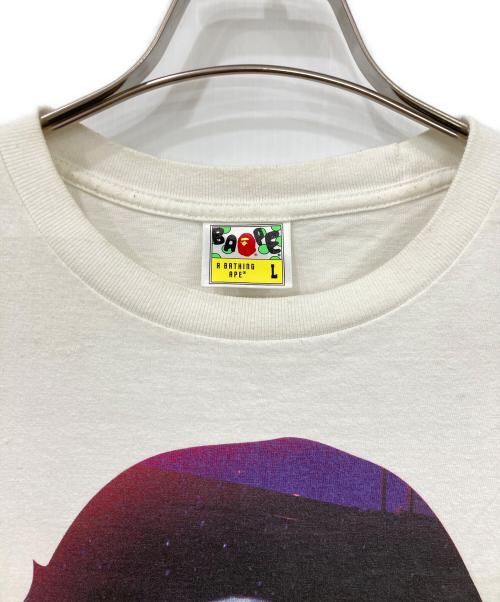 BAPE BY A BATHING APE（ベイプバイアベイシングエイプ）BAPE BY A BATHING APE (ベイプバイアベイシングエイプ) 半袖カットソー ホワイト サイズ:Lの古着・服飾アイテム