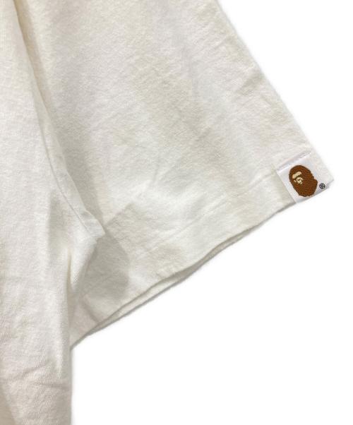 BAPE BY A BATHING APE（ベイプバイアベイシングエイプ）BAPE BY A BATHING APE (ベイプバイアベイシングエイプ) 半袖カットソー ホワイト サイズ:Lの古着・服飾アイテム