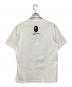 BAPE BY A BATHING APE (ベイプバイアベイシングエイプ) 半袖カットソー ホワイト サイズ:L：5000円