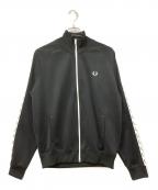 FRED PERRYフレッドペリー）の古着「Taped Track Jacket」｜ブラック