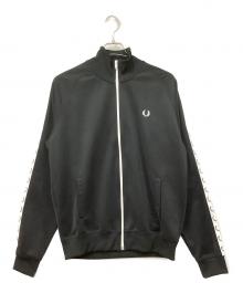 FRED PERRY（フレッドペリー）の古着「Taped Track Jacket」｜ブラック