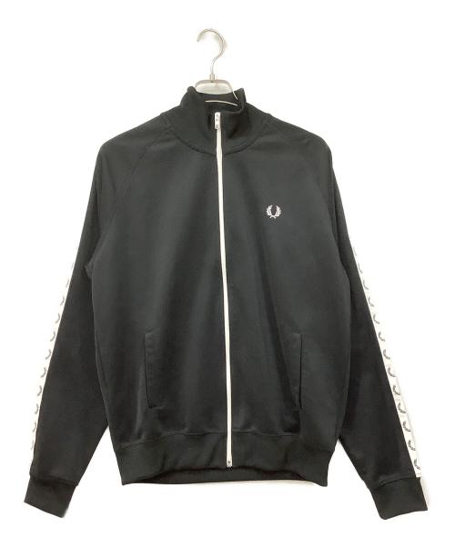 FRED PERRY（フレッドペリー）FRED PERRY (フレッドペリー) Taped Track Jacket ブラック サイズ:Lサイズの古着・服飾アイテム