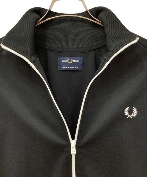 FRED PERRY（フレッドペリー）FRED PERRY (フレッドペリー) Taped Track Jacket ブラック サイズ:Lサイズの古着・服飾アイテム