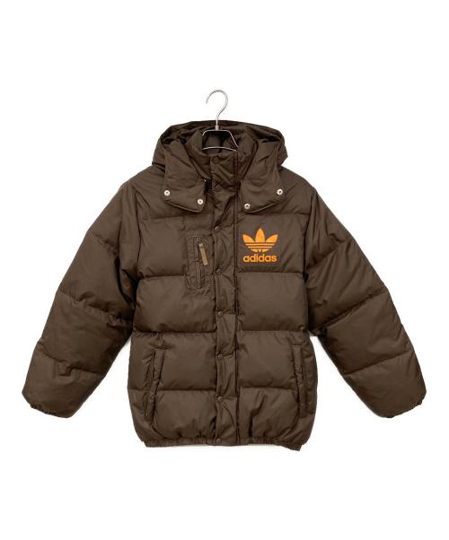 adidas（アディダス）adidas (アディダス) ダウンジャケット ブラウン サイズ:2XSの古着・服飾アイテム