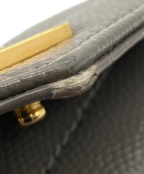 Saint Laurent Paris（サンローランパリ）Saint Laurent Paris (サンローランパリ) モノグラムマルチフォールドウォレット グレーの古着・服飾アイテム