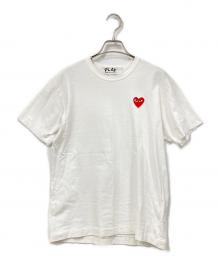 PLAY COMME des GARCONS（プレイコムデギャルソン）の古着「半袖カットソー」｜ホワイト