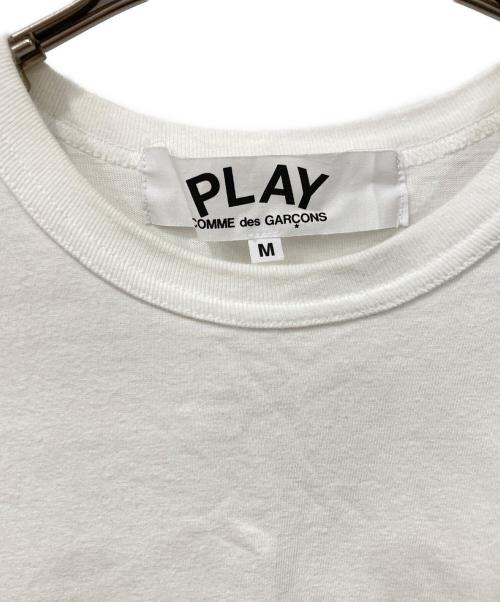 PLAY COMME des GARCONS（プレイコムデギャルソン）PLAY COMME des GARCONS (プレイコムデギャルソン) 半袖カットソー ホワイト サイズ:Mサイズの古着・服飾アイテム