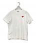 PLAY COMME des GARCONS（プレイコムデギャルソン）の古着「半袖カットソー」｜ホワイト