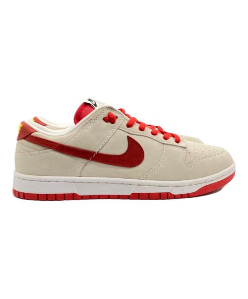NIKE（ナイキ）NIKE (ナイキ) DUNK LOW BY YOU レッド×ホワイト サイズ:28.5cmの古着・服飾アイテム