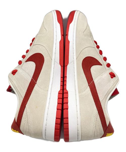 NIKE（ナイキ）NIKE (ナイキ) DUNK LOW BY YOU レッド×ホワイト サイズ:28.5cmの古着・服飾アイテム