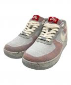 NIKEナイキ）の古着「Air Force 1 Crater Flyknit」｜レッド×グレー