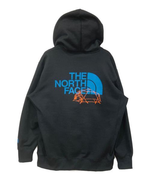 THE NORTH FACE（ザ ノース フェイス）THE NORTH FACE (ザ ノース フェイス) プルオーバーパーカー ブラック×ブルー サイズ:Mサイズの古着・服飾アイテム