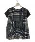 sacai (サカイ) 半袖ブラウス ブラック×ネイビー サイズ:Mサイズ：6000円