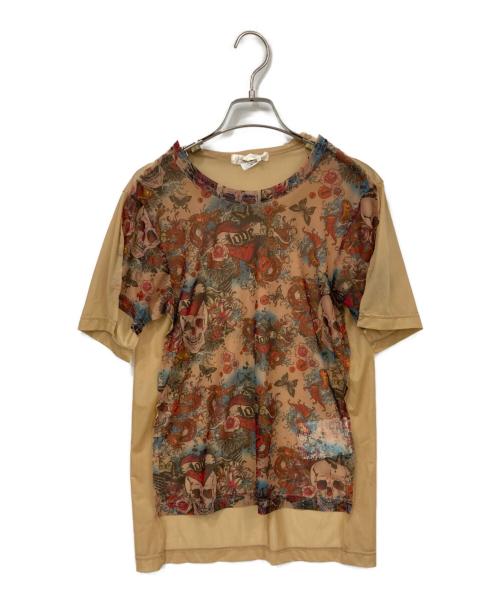 COMME des GARCONS（コムデギャルソン）COMME des GARCONS (コムデギャルソン) 半袖カットソー ブラウン サイズ:Mサイズの古着・服飾アイテム