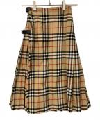 Burberry'sバーバリーズ）の古着「スカート」｜ベージュ×ブラック