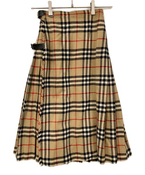 Burberry's（バーバリーズ）Burberry's (バーバリーズ) スカート ベージュ×ブラック サイズ:記載なしの古着・服飾アイテム