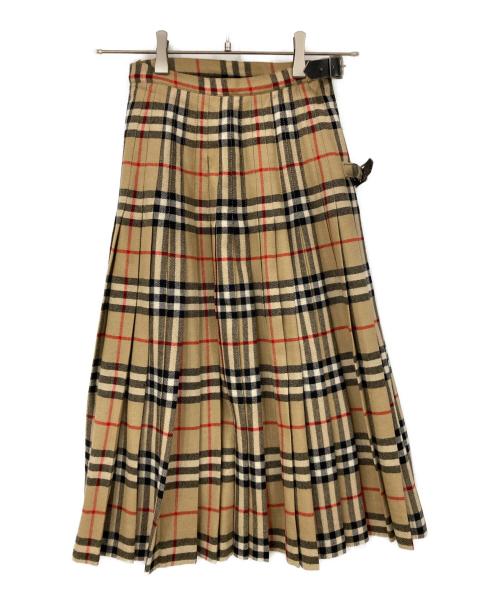 Burberry's（バーバリーズ）Burberry's (バーバリーズ) スカート ベージュ×ブラック サイズ:記載なしの古着・服飾アイテム
