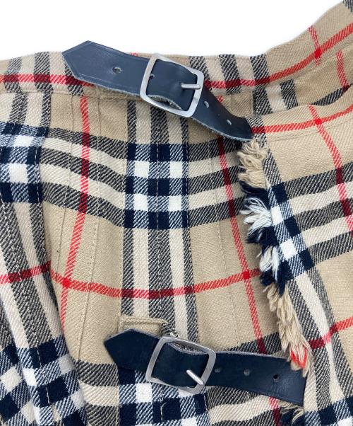 Burberry's（バーバリーズ）Burberry's (バーバリーズ) スカート ベージュ×ブラック サイズ:記載なしの古着・服飾アイテム