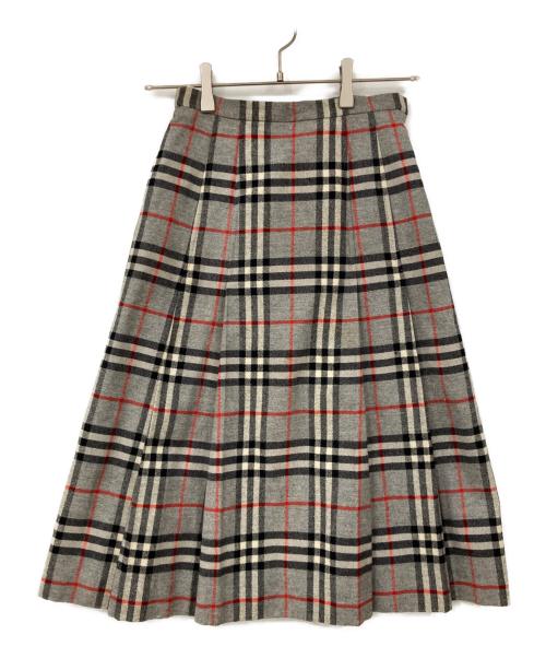 Burberry's（バーバリーズ）Burberry's (バーバリーズ) スカート グレー サイズ:SIZE Sの古着・服飾アイテム