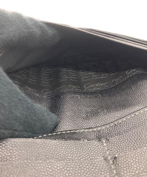 Cartier（カルティエ）Cartier (カルティエ) 長財布/サントス ブラックの古着・服飾アイテム
