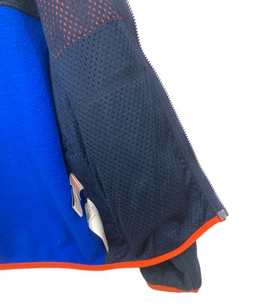 Patagonia（パタゴニア）Patagonia (パタゴニア) フリースジャケット ブルー×オレンジ サイズ:Lサイズの古着・服飾アイテム