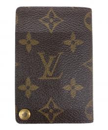 LOUIS VUITTON（ルイ ヴィトン）の古着「カードケース/ポルト・カルト・クレディ」｜ブラウン