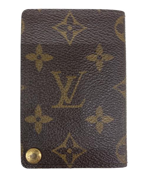 LOUIS VUITTON（ルイ ヴィトン）LOUIS VUITTON (ルイ ヴィトン) カードケース/ポルト・カルト・クレディ ブラウンの古着・服飾アイテム
