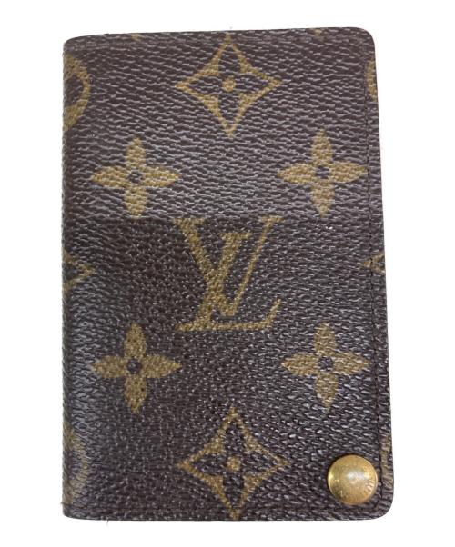 LOUIS VUITTON（ルイ ヴィトン）LOUIS VUITTON (ルイ ヴィトン) カードケース/ポルト・カルト・クレディ ブラウンの古着・服飾アイテム
