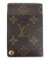 LOUIS VUITTON（ルイ ヴィトン）の古着「カードケース/ポルト・カルト・クレディ」｜ブラウン