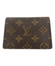 LOUIS VUITTON（ルイ ヴィトン）の古着「パスケース/ポルト2カルト・ヴェルティカル」｜ブラウン