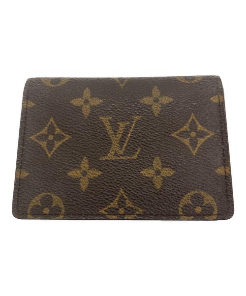 LOUIS VUITTON（ルイ ヴィトン）LOUIS VUITTON (ルイ ヴィトン) パスケース/ポルト2カルト・ヴェルティカル ブラウンの古着・服飾アイテム