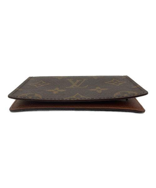LOUIS VUITTON（ルイ ヴィトン）LOUIS VUITTON (ルイ ヴィトン) パスケース/ポルト2カルト・ヴェルティカル ブラウンの古着・服飾アイテム