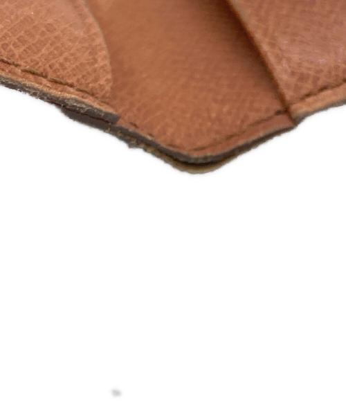 LOUIS VUITTON（ルイ ヴィトン）LOUIS VUITTON (ルイ ヴィトン) パスケース/ポルト2カルト・ヴェルティカル ブラウンの古着・服飾アイテム