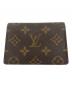 LOUIS VUITTON（ルイ ヴィトン）の古着「パスケース/ポルト2カルト・ヴェルティカル」｜ブラウン