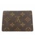 LOUIS VUITTON (ルイ ヴィトン) パスケース/ポルト2カルト・ヴェルティカル ブラウン：10000円