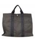HERMES (エルメス) エールラインMM グレー×ネイビー：18000円