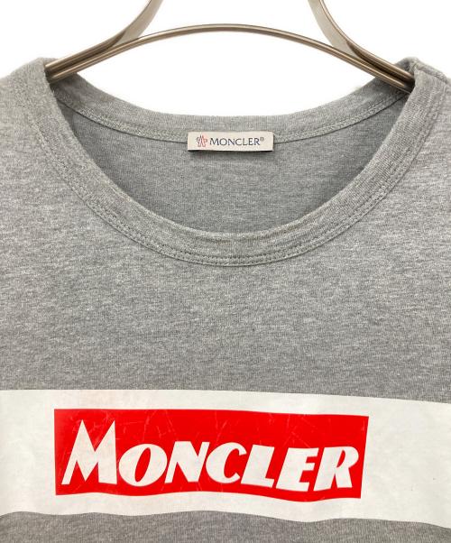 MONCLER（モンクレール）MONCLER (モンクレール) 半袖カットソー グレー サイズ:Mの古着・服飾アイテム
