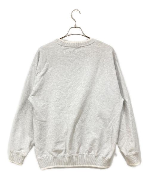X-LARGE（エクストララージ）X-LARGE (エクストララージ) フェルトロゴクルーネックスウェット グレー サイズ:Mの古着・服飾アイテム