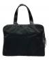 PRADA (プラダ) ナイロンハンドバッグ ブラック：12000円